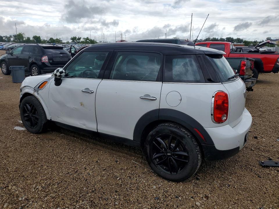 2012 Mini VIN WMWZB3C52CWM03017 COPART salvage auction — FRONT END, Ia - Cert Of Title-Salvage Title, sold $450 on 2026-07-15 (photo 2)