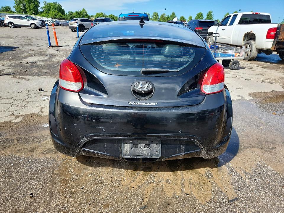2012 Hyundai Veloster VIN KMHTC6AD2CU074649 COPART salvage auction — FRONT END, Mo - Salvage Certificate Of Title, sold $1,250 on 2026-07-02 (photo 6)
