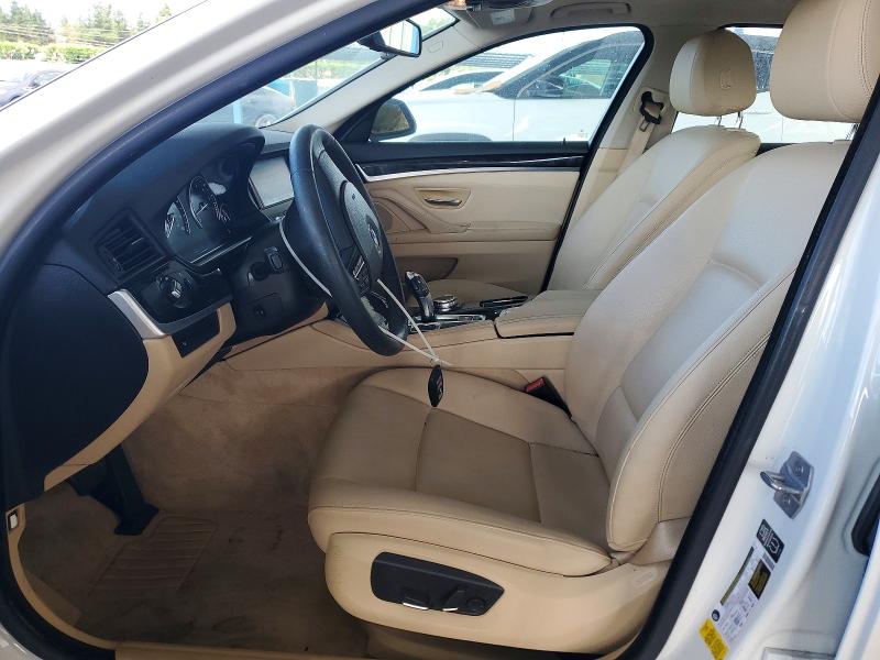 2014 BMW 5 series VIN WBA5A5C57ED505862 COPART salvage auction — FRONT END, CA - CERTIFICATE OF TITLE, sold $80 on 2026-07-16 (photo 7)