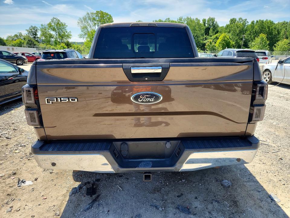 2015 Ford F-150 VIN 1FTEW1CG5FKD86754 COPART salvage auction — FRONT END, Ky - Red Rebuilt Salvage Flood, sold $4,000 on 2026-07-02 (photo 6)