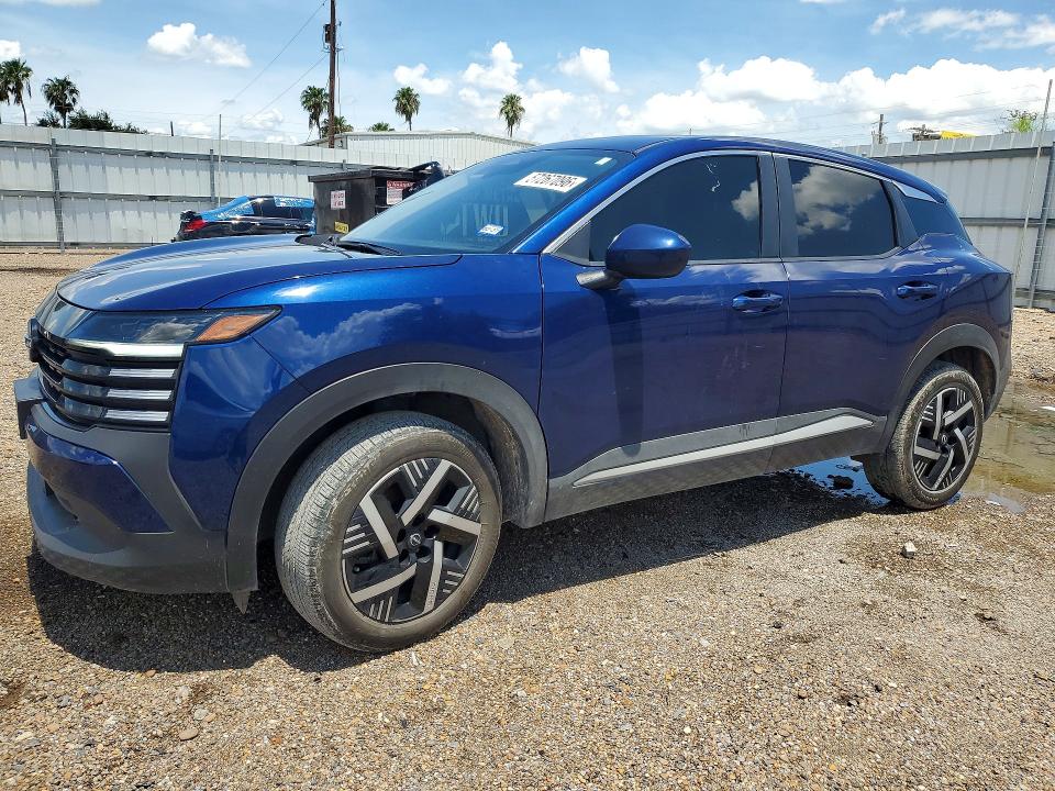 2025 Nissan Kicks VIN 3N8AP6CA7SL373120 COPART salvage auction — MINOR DENT/SCRATCHES, TX - CERTIFICATE OF TITLE (P), sold $9,500 on 2026-07-27 (photo 1)