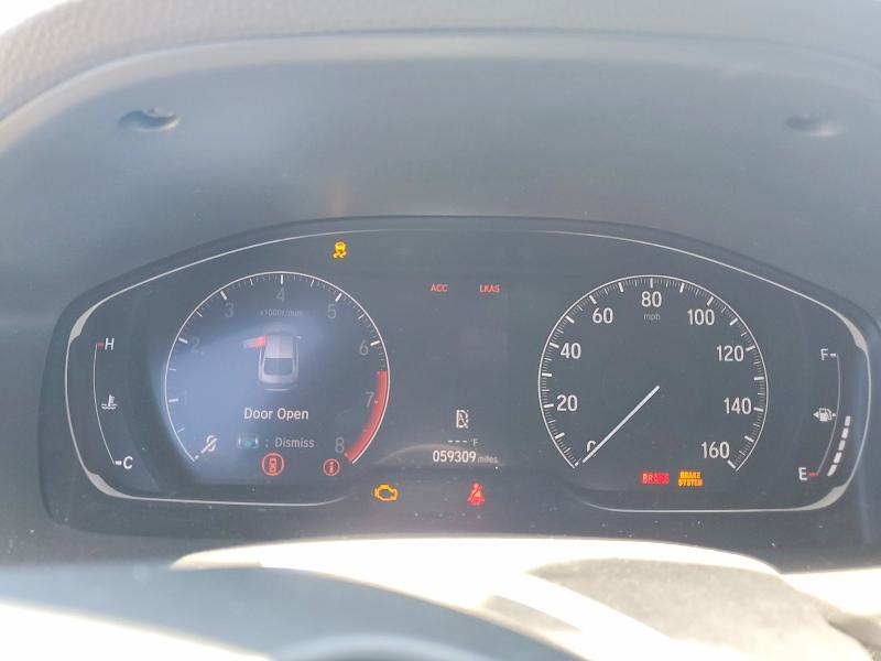 2018 Honda Accord VIN 1HGCV1F34JA267757 COPART salvage auction — VANDALISM, Ca - Salvage Certificate, sold $15 on 2026-07-30 (photo 9)