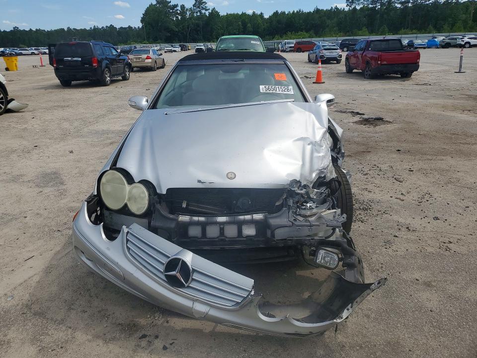 2005 Mercedes-benz Clk-klasse VIN WDBTK65J75F131747 COPART salvage auction — FRONT END, Sc - Cert Of Title-Salvage, sold $300 on 2026-07-20 (photo 5)