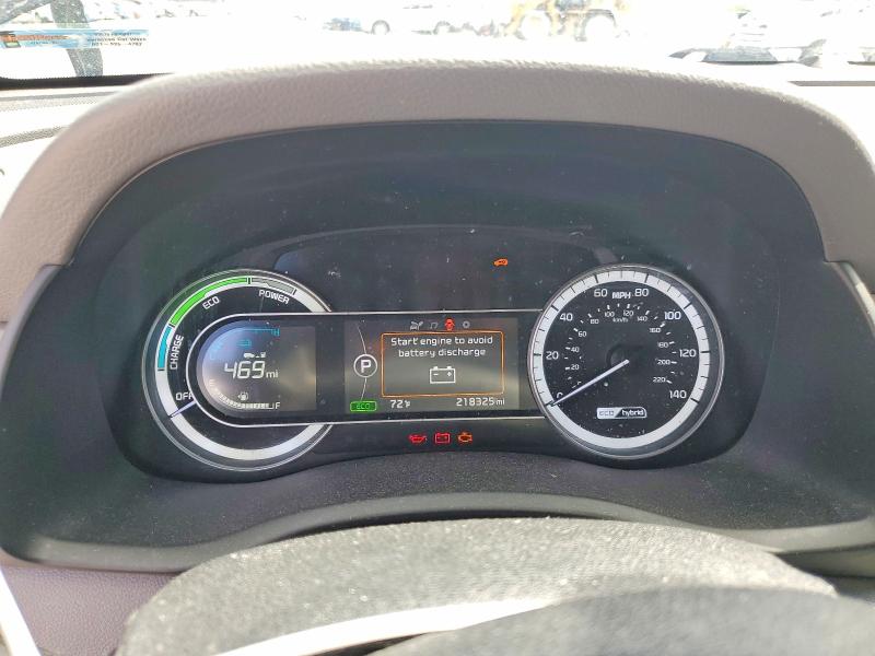 2018 Kia Niro VIN KNDCB3LC9J5129860 COPART salvage auction — MECHANICAL, Ut - Certificate Of Title, sold $1,450 on 2026-07-13 (photo 9)