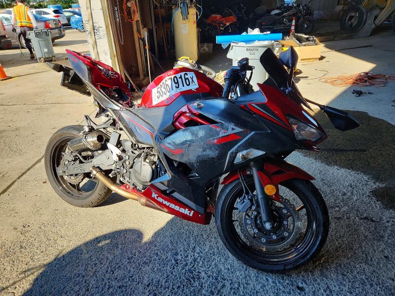 2019 Kawasaki Ex VIN JKAEXKG19KDA30361 COPART salvage auction — SIDE, Nj - Cert Of Title-Salvage, sold $400 on 2026-07-09 (photo 1)