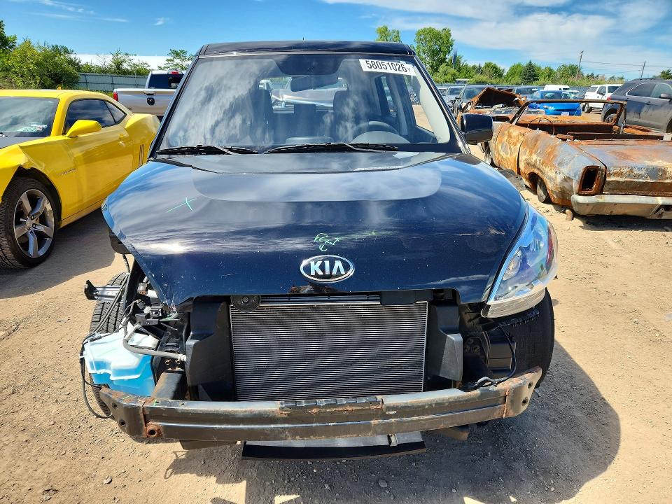 2013 Kia Soul VIN KNDJT2A56D7631480 COPART salvage auction — FRONT END, Salvage Title, sold $950 on 2026-07-16 (photo 5)