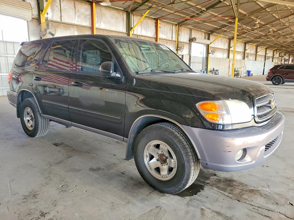 2002 Toyota Sequoia VIN 5TDZT34A82S119045 COPART salvage auction — MINOR DENT/SCRATCHES, Az - Certificate Of Title (P), sold $1,500 on 2026-07-22 (photo 4)