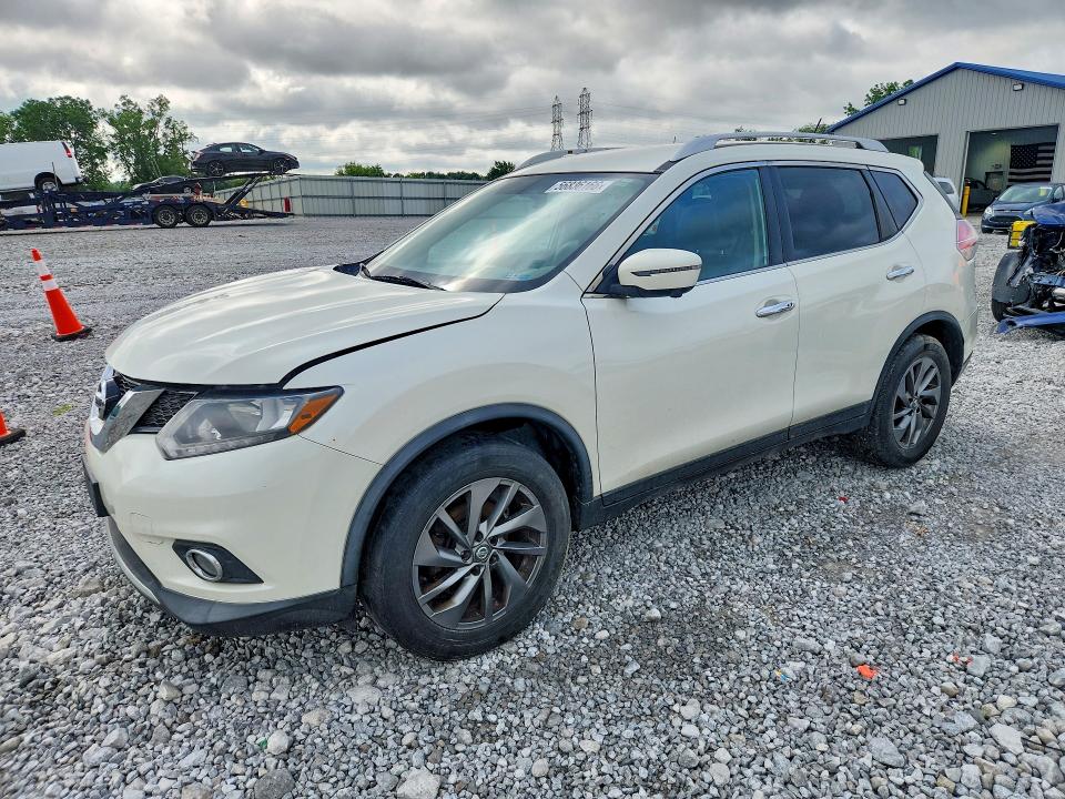 2016 Nissan VIN KNMAT2MT5GP689062 COPART salvage auction — MINOR DENT/SCRATCHES, Oh - Cert Of Title-Repossession (P), sold $1,200 on 2026-07-07 (photo 1)