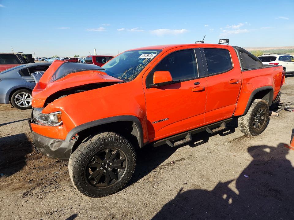2019 Chevrolet Colorado VIN 1GCGTEENXK1273239 COPART salvage auction — FRONT END, Nm - Cert Of Title-Salvage, sold $6,600 on 2026-07-09 (photo 1)