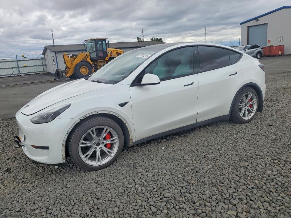 2022 Tesla Model y VIN 7SAYGDEFXNF547162 COPART salvage auction — FRONT END, Wa - Bill Of Sale, sold $12,900 on 2026-07-22 (photo 1)