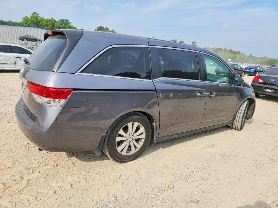 2014 Honda Odyssey VIN 5FNRL5H60EB036901 COPART salvage auction — FRONT END, Wv - Certificate Of Title (P), sold $1,400 on 2026-07-04 (photo 3)