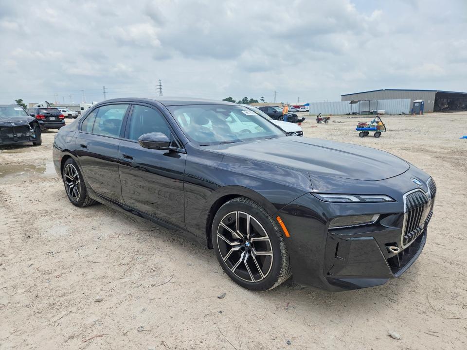 2023 BMW 7 series VIN WBA23EH00PCM21708 COPART salvage auction — WATER/FLOOD, Tx - Salvage Title-Flood Damage, sold $49,500 on 2026-07-28 (photo 4)