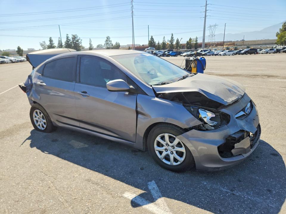2013 Hyundai VIN KMHCT4AEXDU548524 COPART salvage auction — FRONT END, Ca - Salvage Certificate, sold $150 on 2026-07-02 (photo 4)