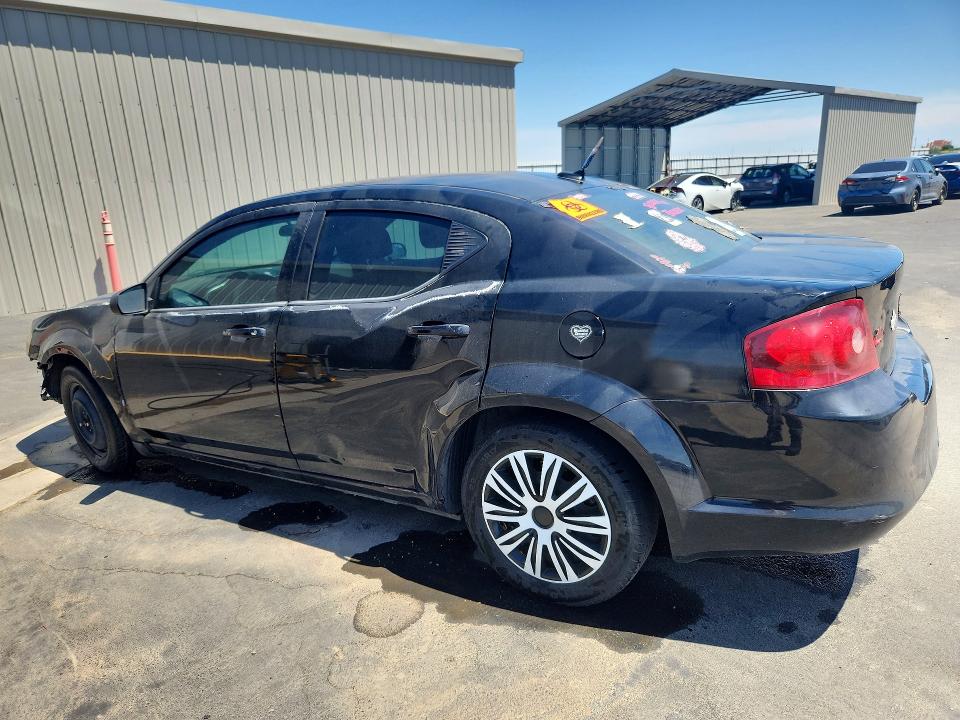 2014 Dodge Avenger VIN 1C3CDZAB5EN127976 COPART salvage auction — FRONT END, Ca - Certificate Of Title, sold $60 on 2026-07-23 (photo 2)