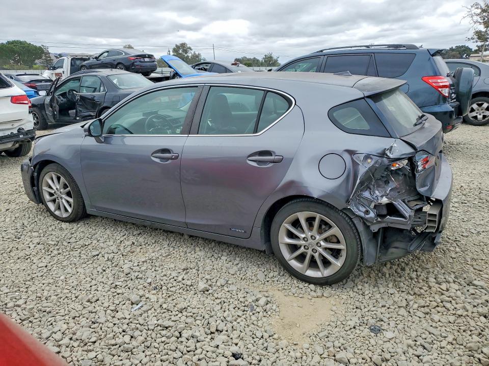 2012 Lexus Ct VIN JTHKD5BH0C2099942 COPART salvage auction — REAR END, Ca - Salvage Certificate, sold $1,650 on 2026-07-09 (photo 2)