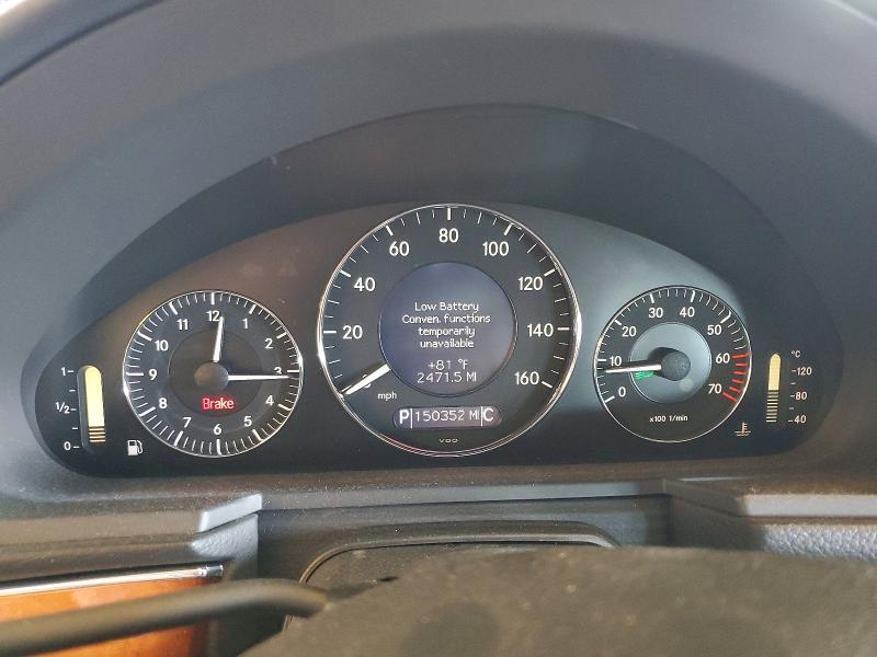 2005 Mercedes-benz E-class VIN WDBUF65J15A644398 COPART salvage auction — MINOR DENT/SCRATCHES, CA - DIS/DLR/EXP APP FOR DUP CLEAN, sold $475 on 2026-07-16 (photo 9)