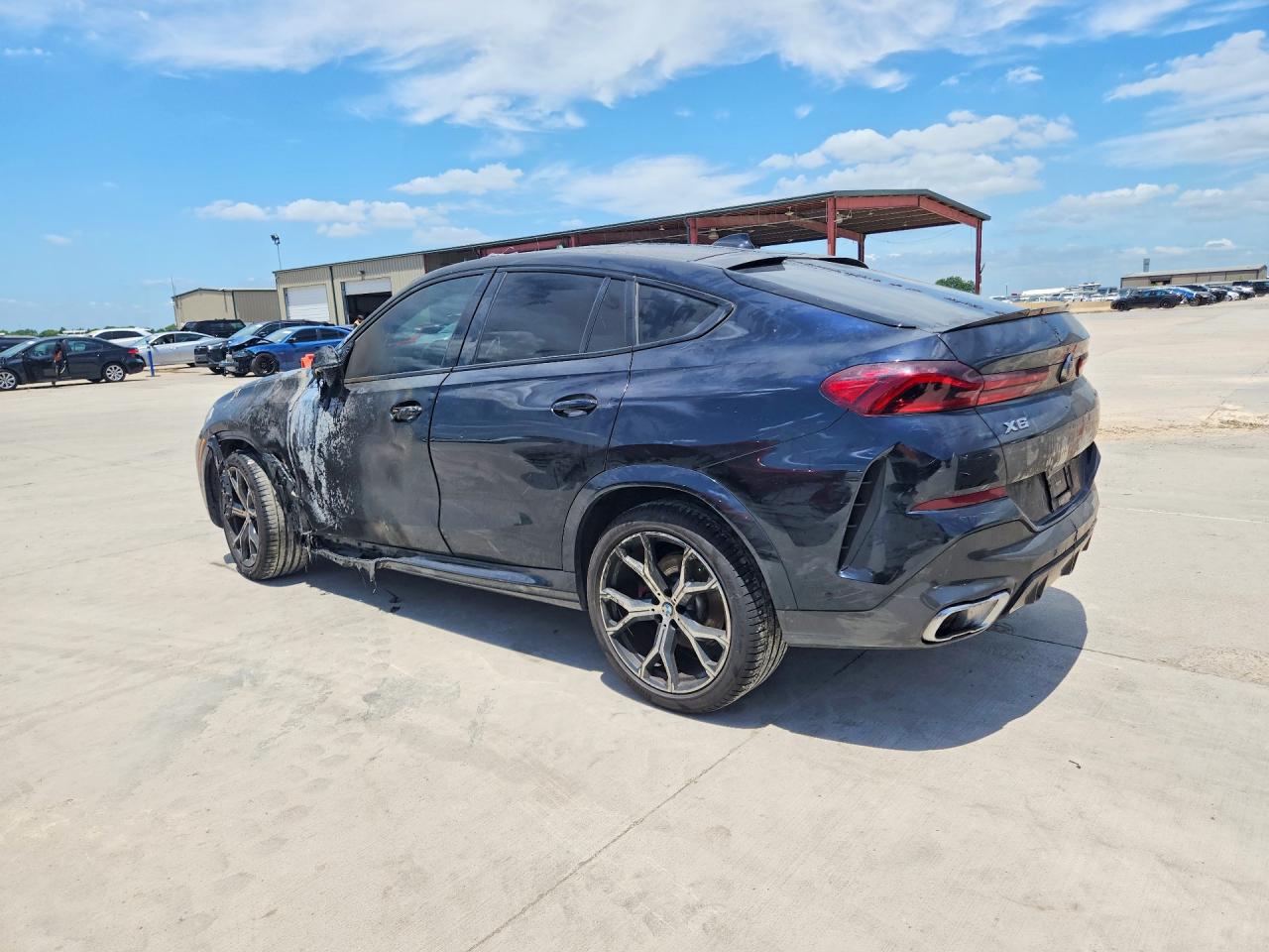 2023 BMW X6 VIN 5UXCY6C09P9P64972 COPART salvage auction — Burn, TX - SALVAGE VEHICLE TITLE, sold $28,750 on 2026-07-02 (photo 2)