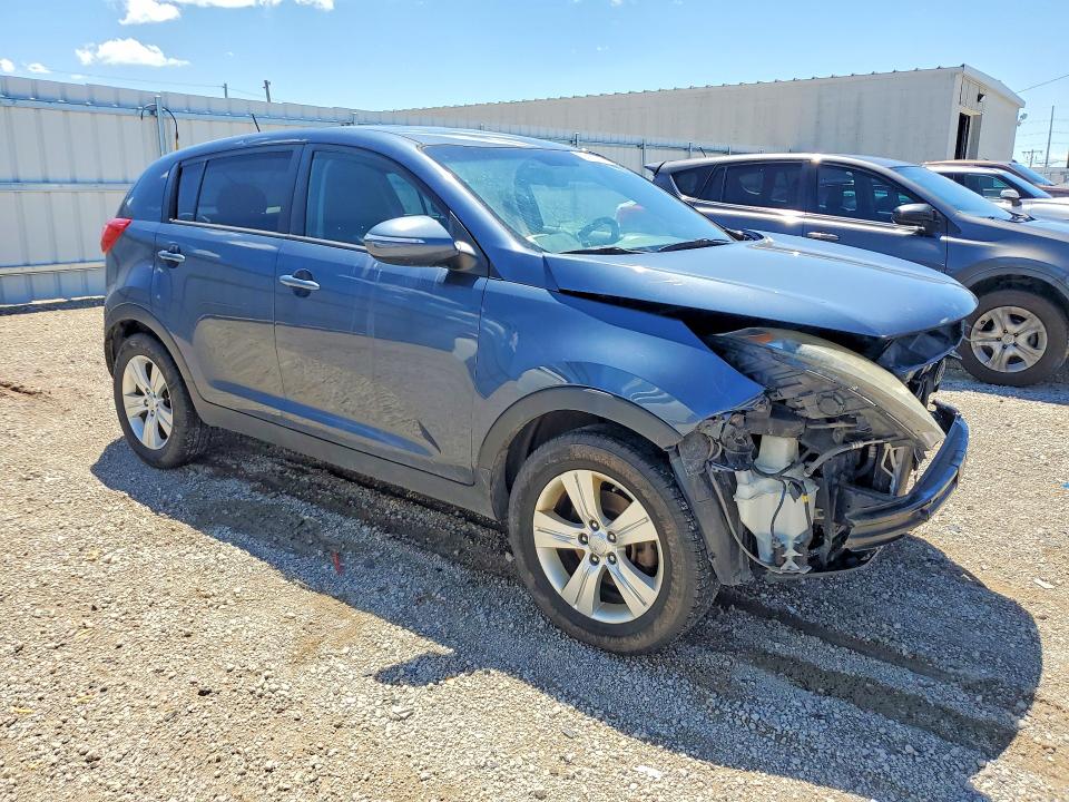 2013 Kia Sportage VIN KNDPB3A20D7533683 COPART salvage auction — FRONT END, Ia - Cert Of Title-Salvage Title, sold $1,150 on 2026-07-22 (photo 4)