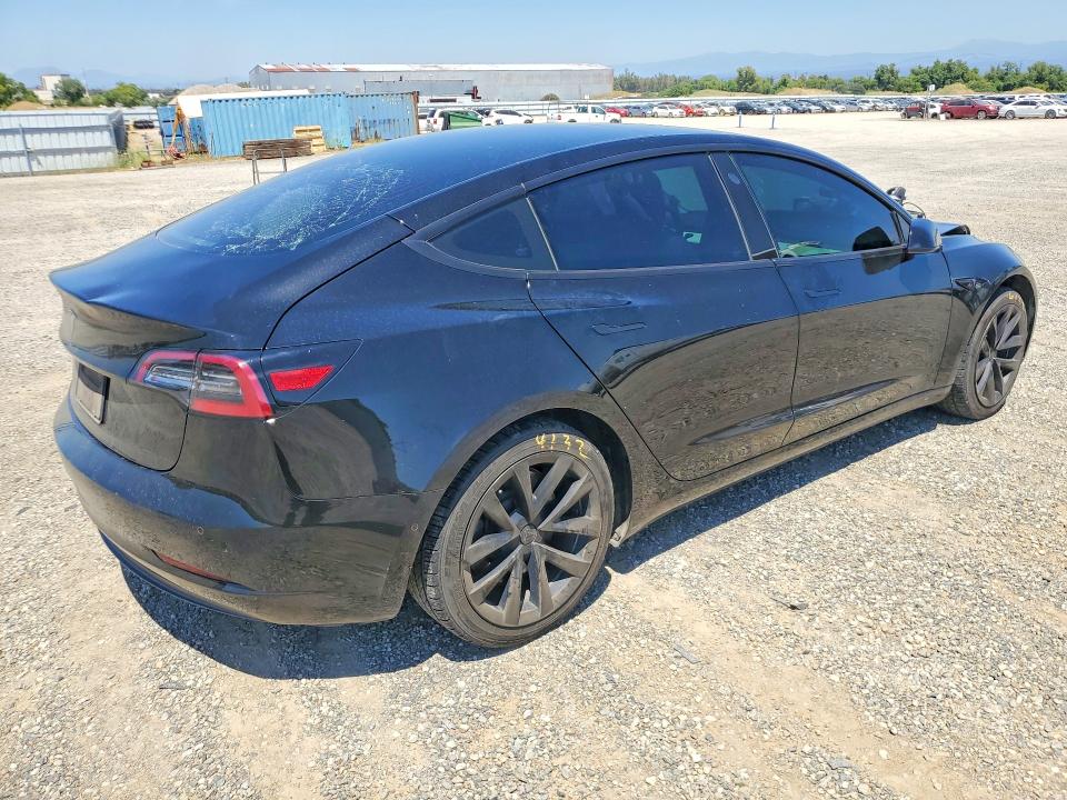 2020 Tesla Model 3 VIN 5YJ3E1EA1LF741172 COPART salvage auction — FRONT END, Ca - Salvage Certificate, sold $3,800 on 2026-07-24 (photo 3)