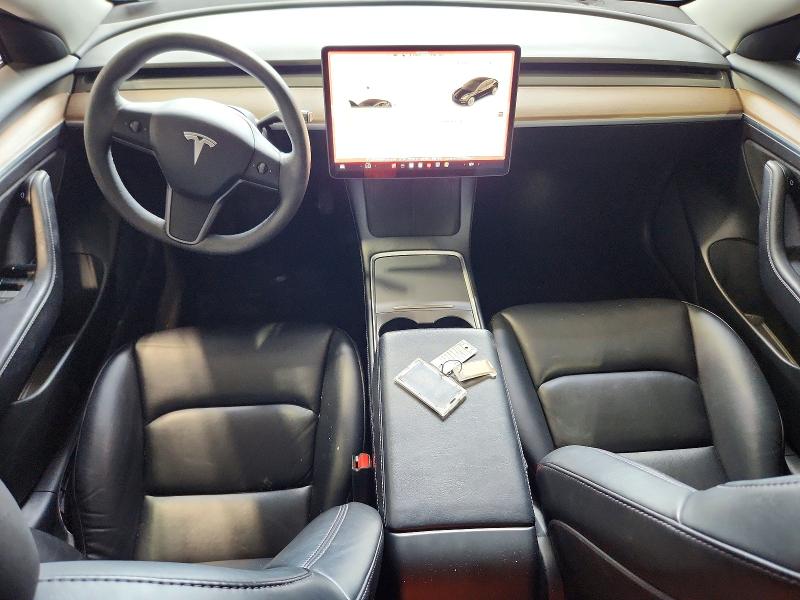 2022 Tesla Model 3 VIN 5YJ3E1EB9NF304936 COPART salvage auction — REAR END, Il - Certificate Of Title, sold $9,800 on 2026-07-06 (photo 8)