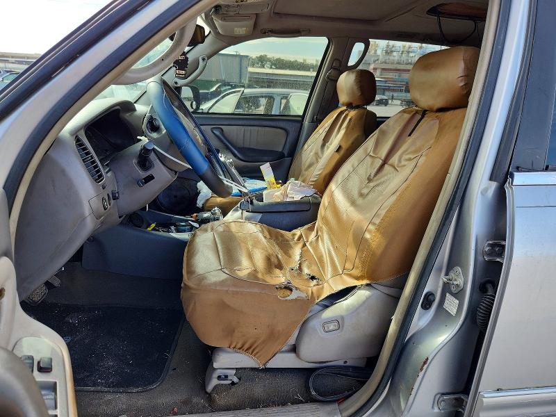 2004 Toyota Sequoia VIN 5TDZT38A74S222695 COPART salvage auction — FRONT END, La - Permit To Sell, sold $600 on 2026-07-15 (photo 7)