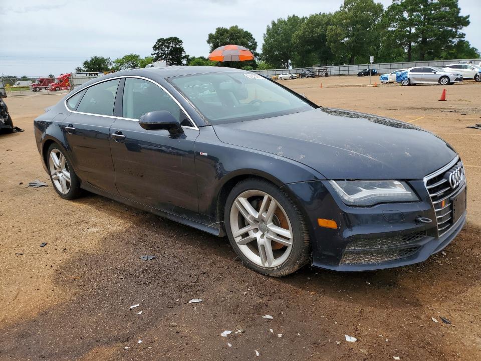 2014 Audi A7 VIN WAU2MAFC7EN041253 COPART salvage auction — SIDE, Tx - Salvage Vehicle Title, sold $40 on 2026-07-27 (photo 4)