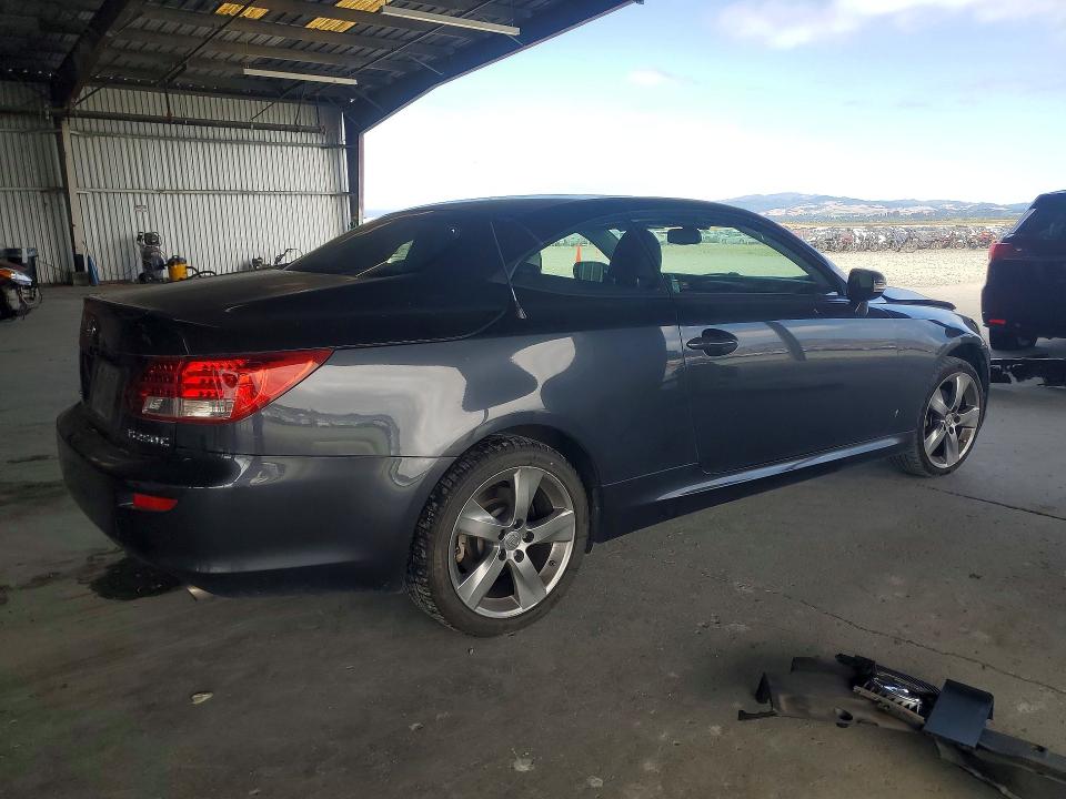2010 Lexus Is 250 VIN JTHFF2C27A2507323 COPART salvage auction — FRONT END, Ca - Salvage Certificate, sold $550 on 2026-07-09 (photo 3)