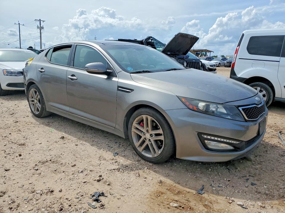 2013 Kia Optima VIN 5XXGR4A61DG116505 COPART salvage auction — REAR END, Tx - Salvage Vehicle Title, sold $475 on 2026-07-16 (photo 4)