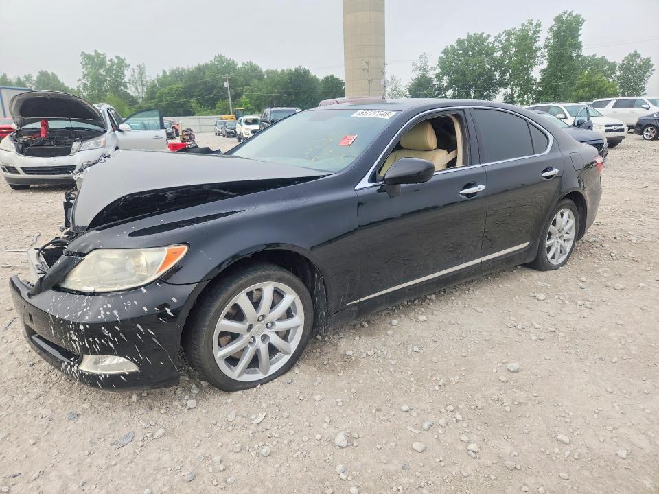 2007 Lexus Ls 460 VIN JTHBL46F975029530 COPART salvage auction — FRONT END, MI - CERTIFICATE OF TITLE, sold $450 on 2026-07-30 (photo 1)