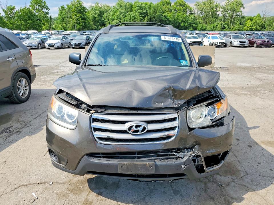 2012 Hyundai Santa fe VIN 5XYZGDAB9CG125068 COPART salvage auction — FRONT END, Nj - Cert Of Title-Salvage, sold $600 on 2026-07-21 (photo 5)