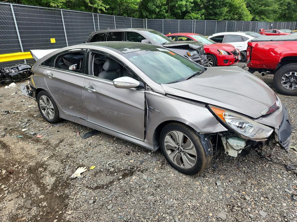2014 Hyundai Sonata VIN KMHEC4A44EA103277 COPART salvage auction — REAR END, Md - Cert Of Salvage > 75% Damage, sold $475 on 2026-07-31 (photo 4)