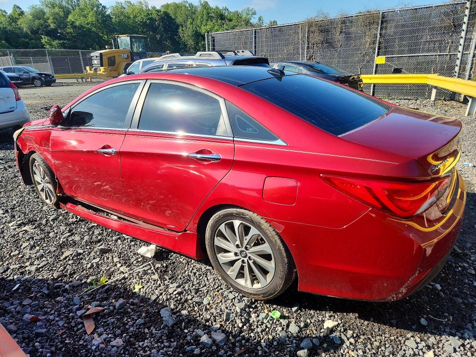 2014 Hyundai Sonata VIN 5NPEC4AC5EH885772 COPART salvage auction — FRONT END, Md - Cert Of Salvage > 75% Damage, sold $375 on 2026-07-07 (photo 2)