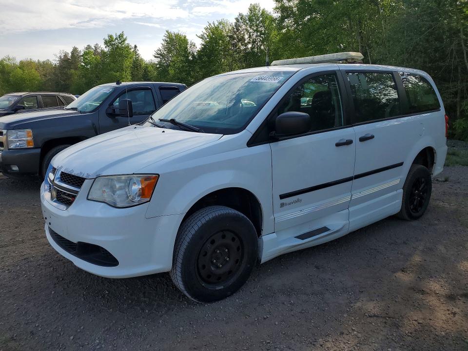 2014 Dodge Caravan VIN 2C4RDGBG2ER314843 COPART salvage auction — MINOR DENT/SCRATCHES, On - Permit No Brand - Unfit, sold $1,000 on 2026-07-03 (photo 1)