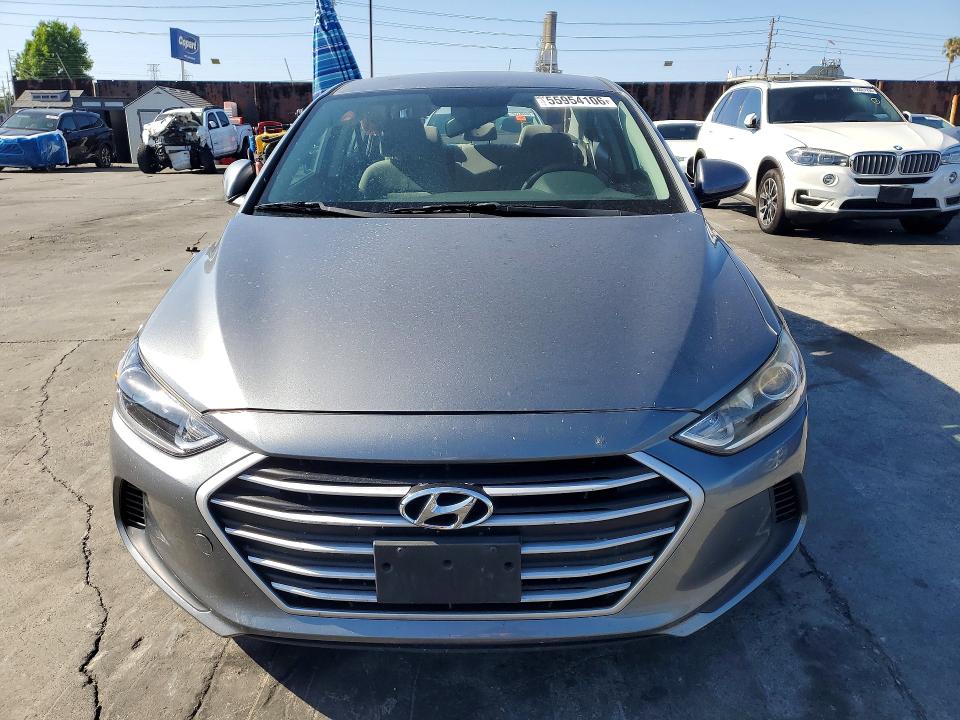 2017 Hyundai Elantra VIN KMHD84LF8HU241757 COPART salvage auction — FRONT END, Salvage Title, sold $2,100 on 2026-07-15 (photo 5)