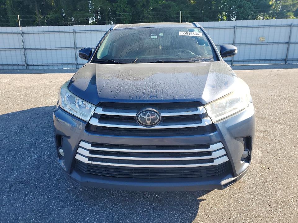 2018 Toyota Highlander VIN 5TDKZRFH7JS280711 COPART salvage auction — MECHANICAL, Fl - Dealer Only Clean Title, sold $12,300 on 2026-07-28 (photo 5)