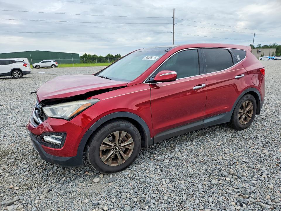 2013 Hyundai Santa fe VIN 5XYZU3LB8DG062952 COPART salvage auction — FRONT END, Ga - Cert Of Title-Salvage, sold $2,100 on 2026-07-28 (photo 1)
