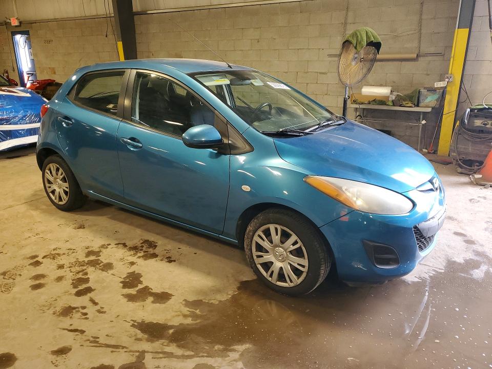 2012 Mazda 2 VIN JM1DE1KZ4C0140948 COPART salvage auction — FRONT END, Pa - Certificate Of Salvage, sold $925 on 2026-07-08 (photo 4)