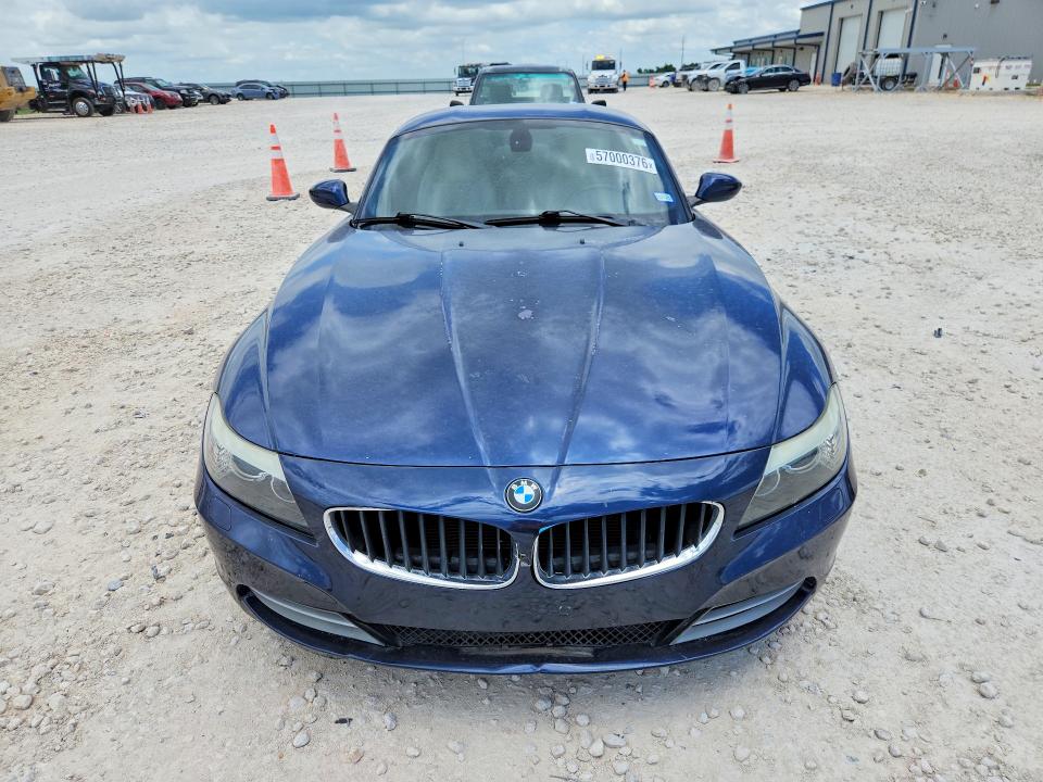 2011 BMW Z4 VIN WBALM7C50BE383930 COPART salvage auction — MECHANICAL, TX - CERTIFICATE OF TITLE, sold $2,600 on 2026-07-02 (photo 5)
