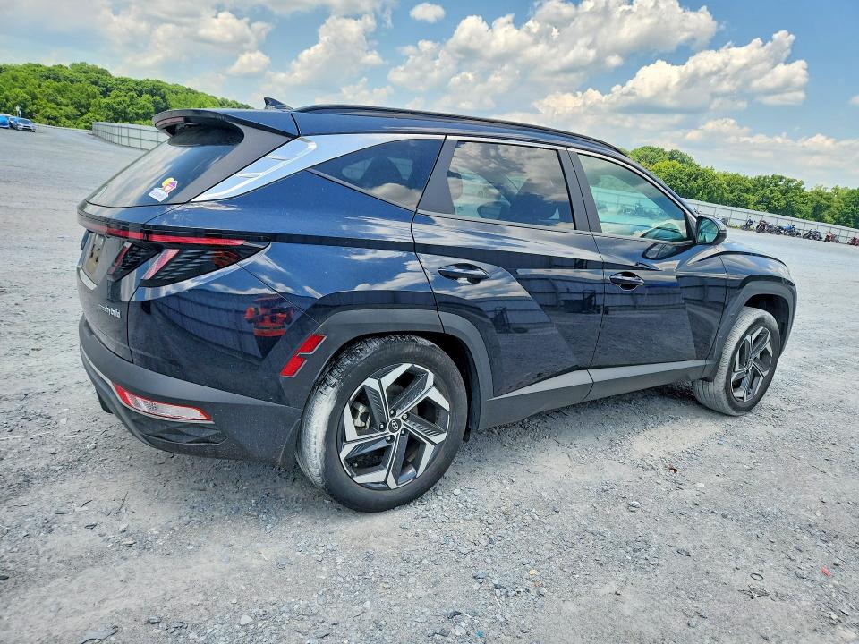 2022 Hyundai Tucson VIN KM8JFCA12NU038742 COPART salvage auction — REAR END, NC - SALVAGE CERTIFICATE OF TITLE, sold $1,300 on 2026-07-29 (photo 3)