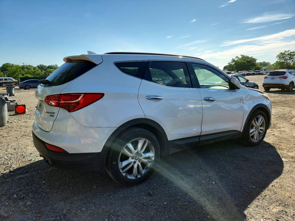 2013 Hyundai Santa fe VIN 5XYZUDLA9DG114425 COPART salvage auction — FRONT END, Md - Cert Of Salvage > 75% Damage, sold $1,700 on 2026-07-02 (photo 3)
