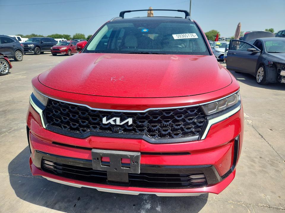 2023 Kia Sorento VIN KNDRMDLH2P5206759 COPART salvage auction — REAR END, Tx - Salvage Vehicle Title, sold $11,200 on 2026-07-09 (photo 5)