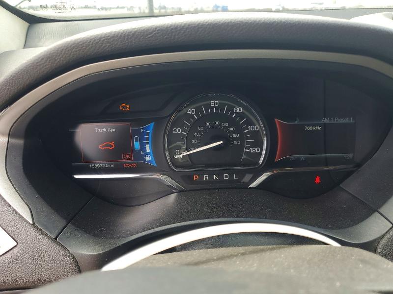 2014 Lincoln Mkz VIN 3LN6L2LU9ER802626 COPART salvage auction — REAR END, WA - BILL OF SALE, sold $700 on 2026-07-22 (photo 9)