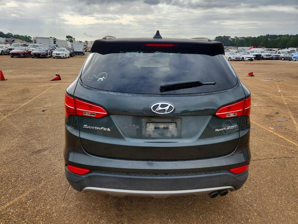 2013 Hyundai Santa fe VIN 5XYZU3LA0DG051760 COPART salvage auction — MECHANICAL, Sc - Cert Of Title-Salvage, sold $700 on 2026-07-27 (photo 6)