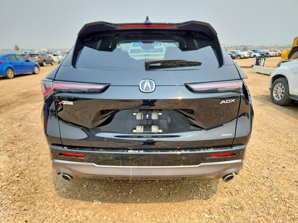 2025 Acura Adx VIN 3HDSA2H72SM100800 COPART salvage auction — SIDE, Ab - Bos - Salvage, sold $15,900 on 2026-07-09 (photo 6)