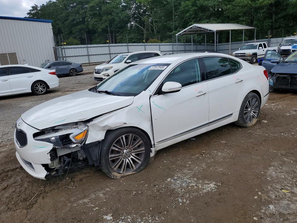 2015 Kia Cadenza VIN KNALN4D76F5168358 COPART salvage auction — FRONT END, GA - CERT OF TITLE-SALVAGE, sold $925 on 2026-07-31 (photo 1)