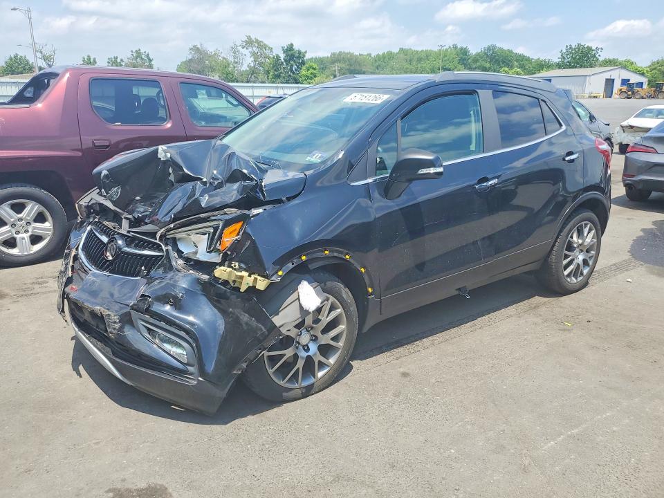 2018 Buick Encore VIN KL4CJ2SB5JB546457 COPART salvage auction — FRONT END, Nj - Cert Of Title-Salvage, sold $150 on 2026-07-30 (photo 1)