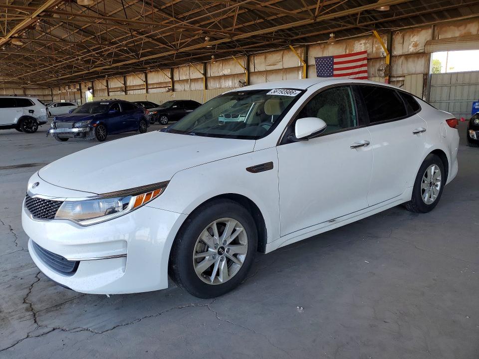 2016 Kia Optima VIN KNAGT4L31G5072158 COPART salvage auction — NORMAL WEAR, Az - Certificate Of Title, sold $325 on 2026-07-08 (photo 1)