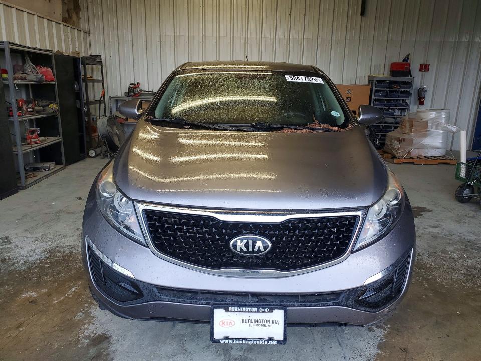 2016 Kia Sportage VIN KNDPB3AC0G7857729 COPART salvage auction — MINOR DENT/SCRATCHES, Nc - Dealer Only Clean Title, sold $1,200 on 2026-07-14 (photo 5)
