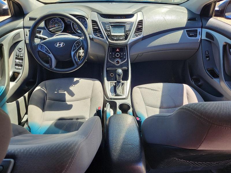 2016 Hyundai Elantra VIN KMHDH4AE2GU478964 COPART salvage auction — FRONT END, Id - Salvage Certificate Of Title, sold $1,100 on 2026-07-28 (photo 8)