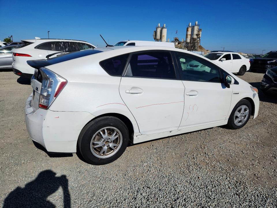 2011 Toyota Prius VIN JTDKN3DU2B5316496 COPART salvage auction — FRONT END, Ca - Salvage Certificate, sold $1,450 on 2026-07-24 (photo 3)